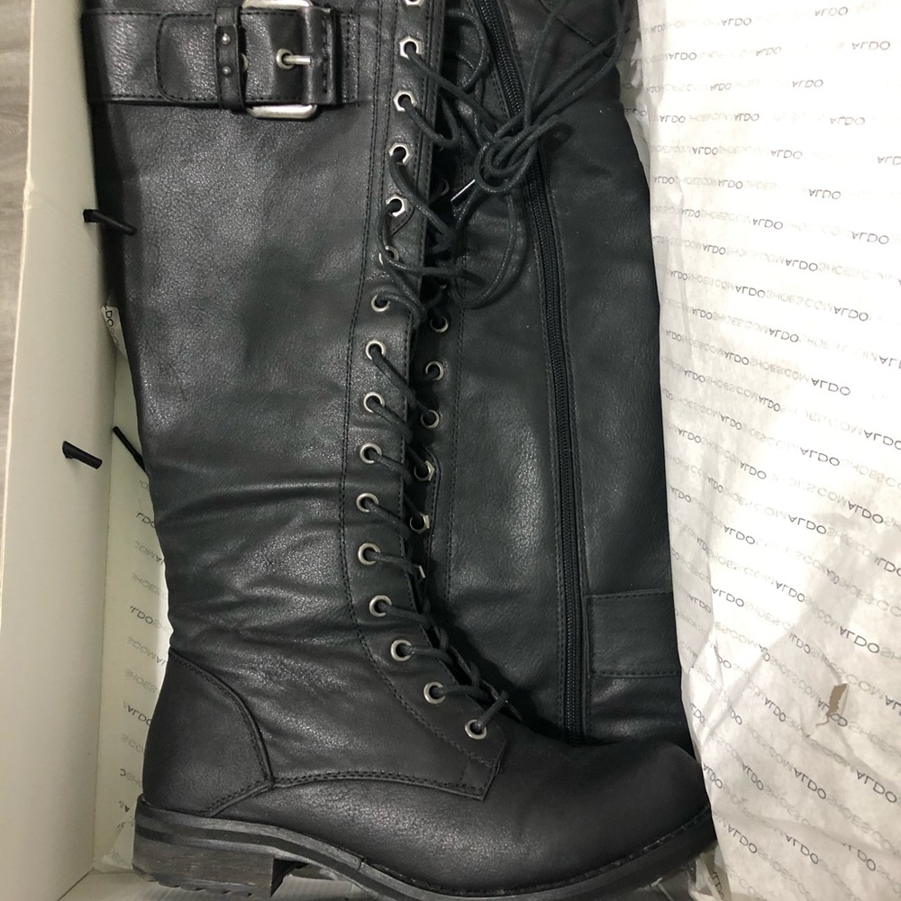 ALDO Lace up combat boots